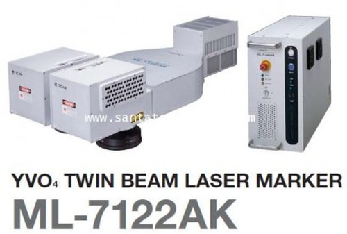 Amada miyachi ml-7122ak yvo4 twin beam laser marker machine